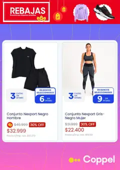Vista previa Coppel catálogo válido desde el 01.10.2025 | Página: 3 | Productos: Conjunto