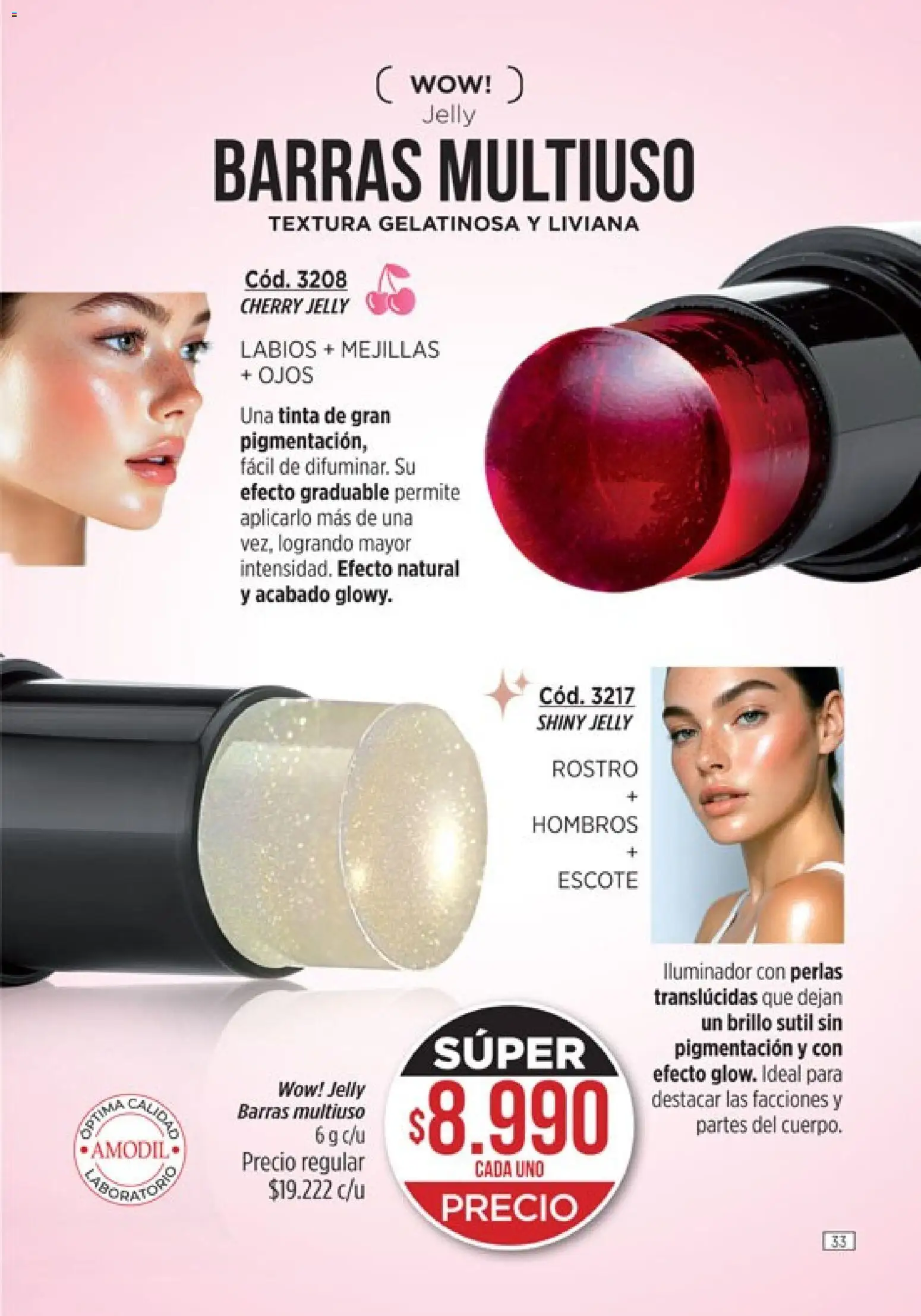 Catálogo Amodil Campaña 5 │ válido desde el 01.03.2026 | Página: 33 | Productos: Iluminador, Brillo