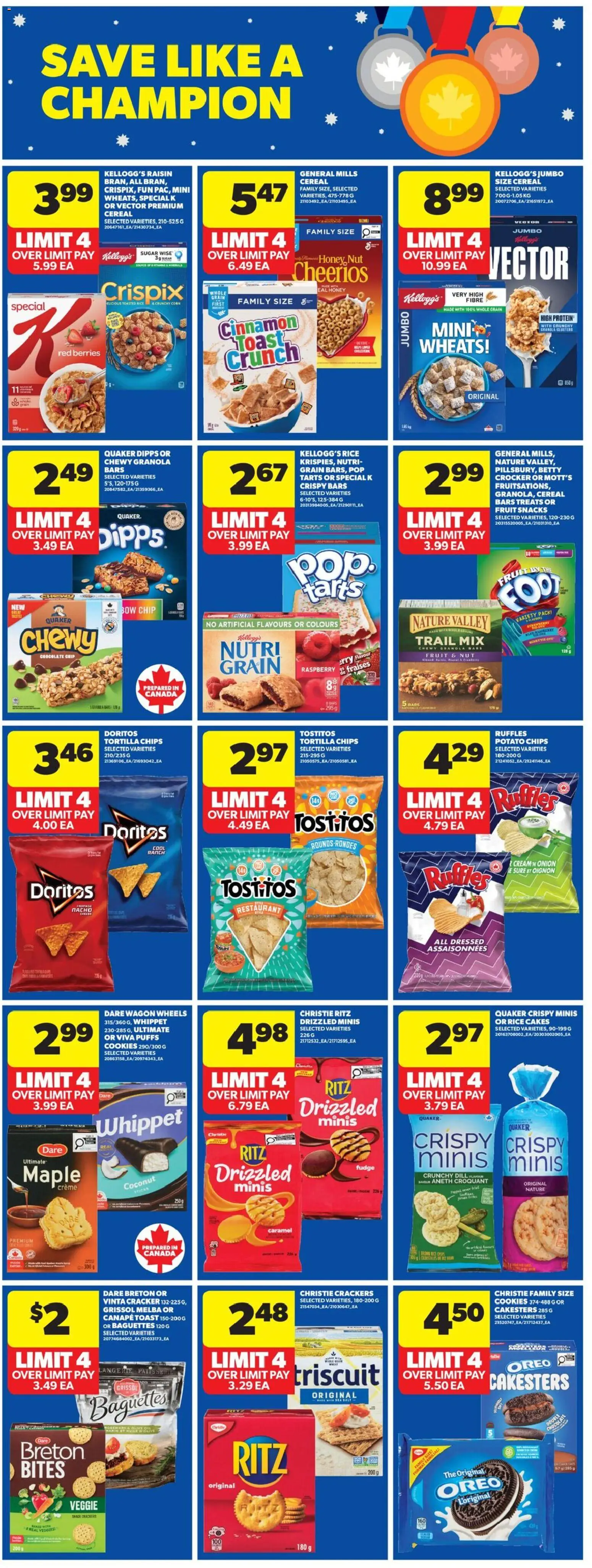 Real Canadian Superstore flyer valid from 12.02.2026 | Page: 12 | Products: Rice, Chips, Cookies, Chocolate