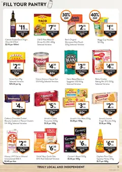 Preview of Foodworks Catalogue VIC - valid from 04.02.2026 | Page: 9 | Products: Chocolate, Oats, Olive oil, Microwave