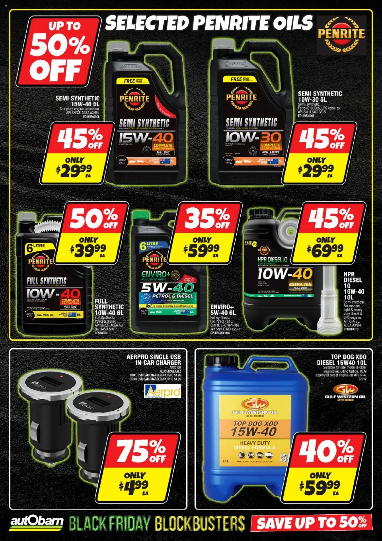 Autobarn catalogue - valid from 19.11.2025 | Page: 5 | Products: Light, Oil, Usb, Zinc