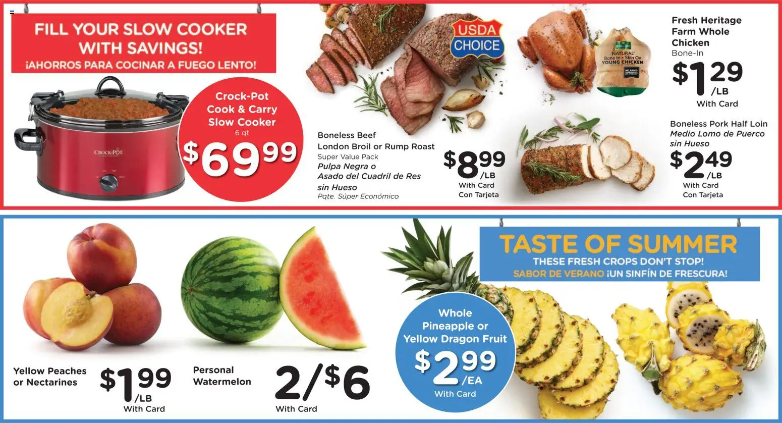 Smith's Weekly Ad - valid from 04.03.2026 | Page: 8 | Products: Cooker, Pork, Beef, Pineapple