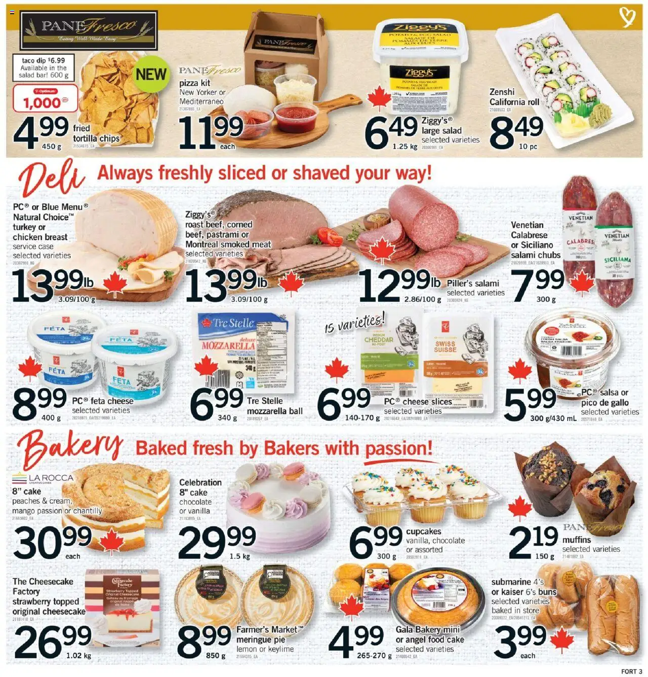Fortinos flyer valid from 31.07.2025 | Page: 4 | Products: Chips, PC, Case, Cheese