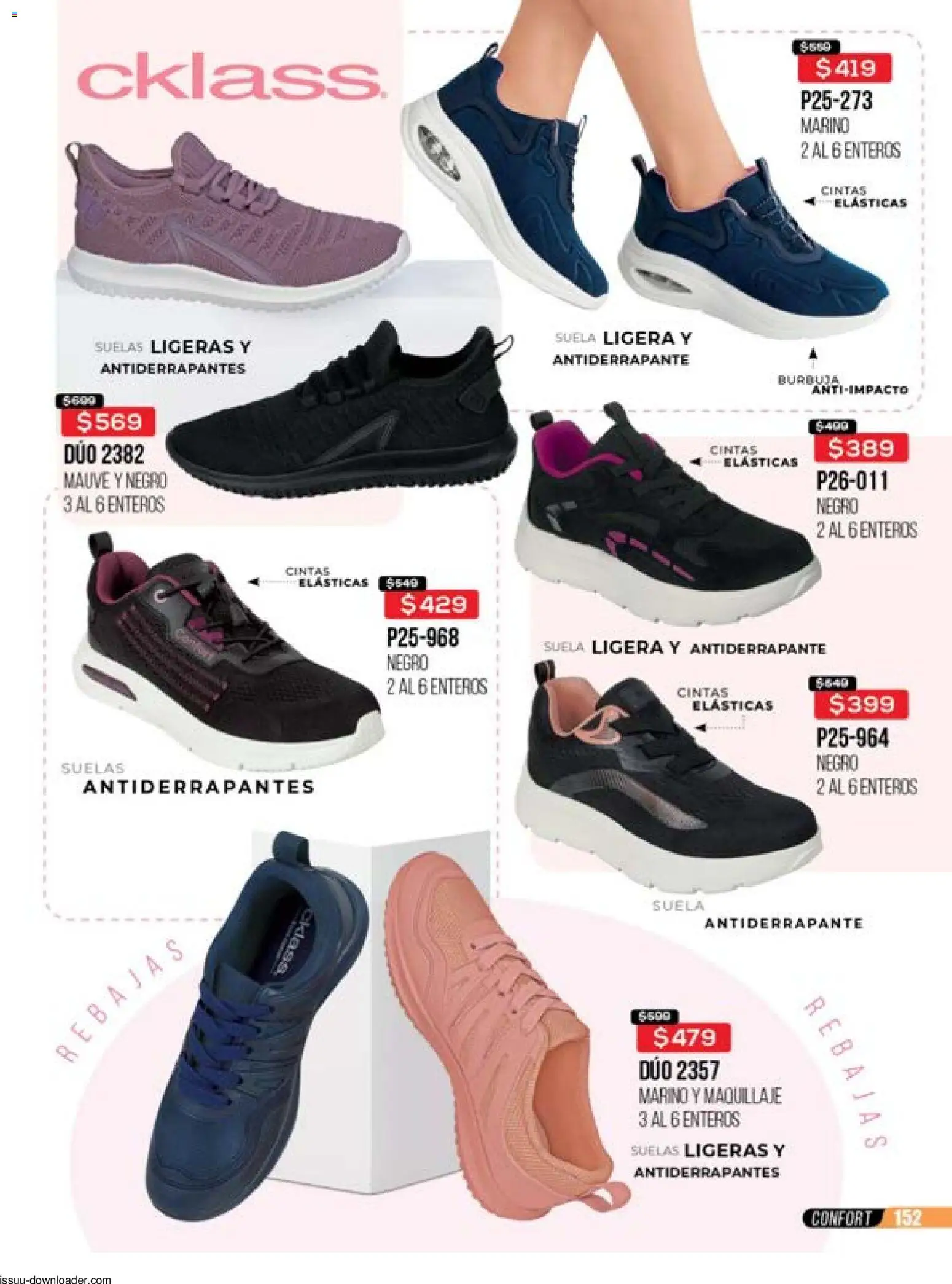 Nuevas ofertas de Cklass válidas en toda la República Mexicana desde el 31.10.2025. ¡Encuentra las mejores ofertas en Cklass catálogo Súper Rebajas Calzado! | Página: 153