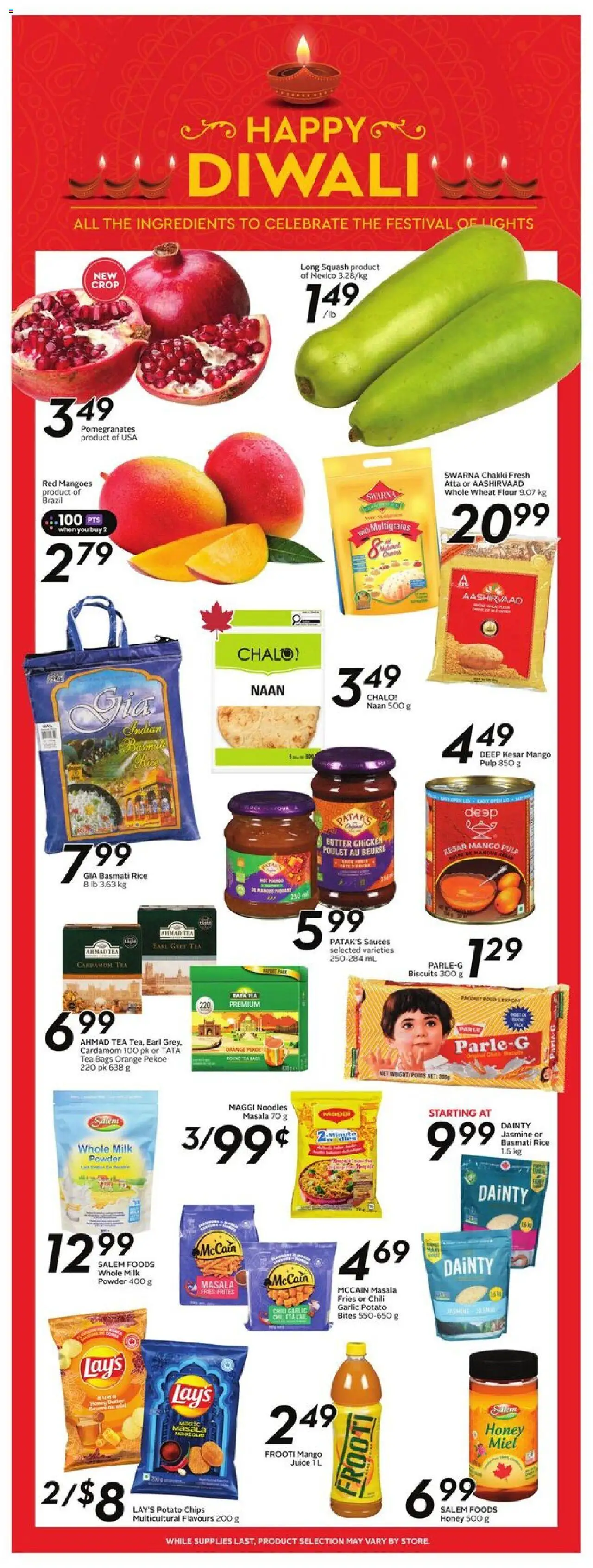 Safeway flyer valid from 02.10.2025 | Page: 17 | Products: Tea, Noodles, Powder, Juice