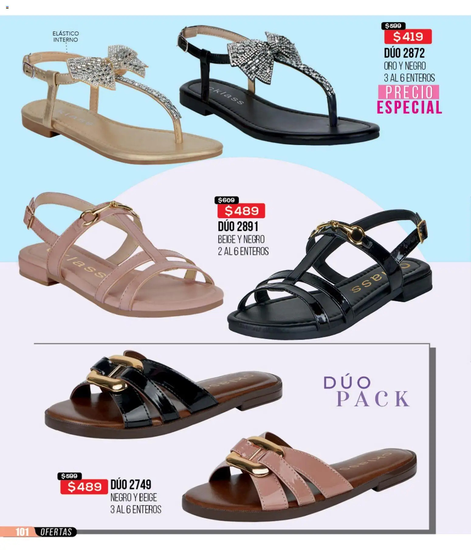 Nuevas ofertas de Cklass válidas en toda la República Mexicana desde el 12.01.2026. ¡Encuentra las mejores ofertas en Cklass catálogo Mega Ofertas Calzado! | Página: 102