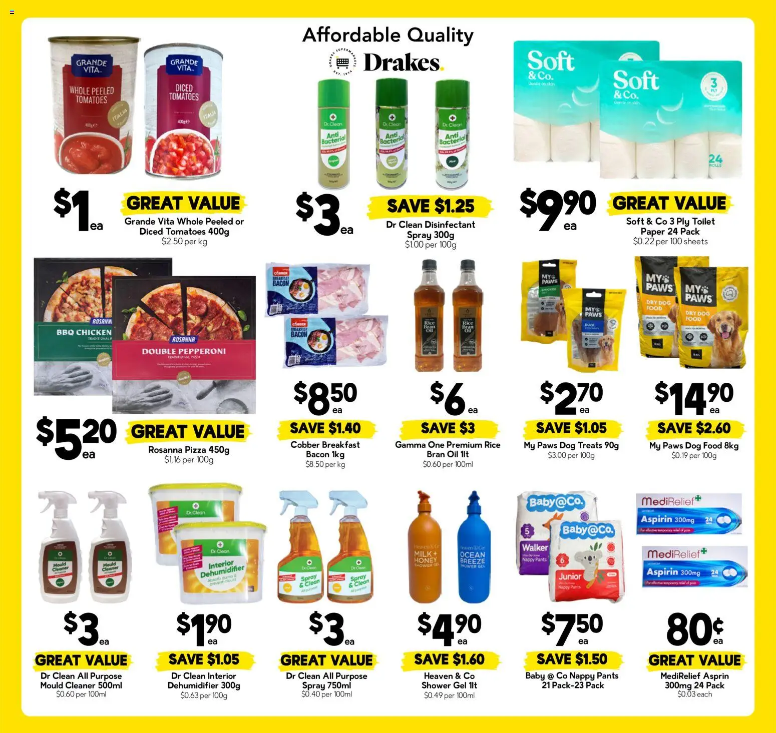 Drakes catalogue - valid from 29.04.2026 | Page: 15 | Products: Toilet, Bacon, Pizza, Pants