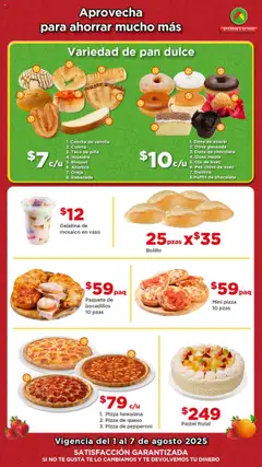 Nuevas ofertas de Bodega Aurrerá válidas en toda la República Mexicana desde el 01.08.2025. ¡Encuentra las mejores ofertas en Bodega Aurrerá - Folleto Lleva mucho más! | Página: 3 | Productos: Azúcar, Pan, Nuez, Té