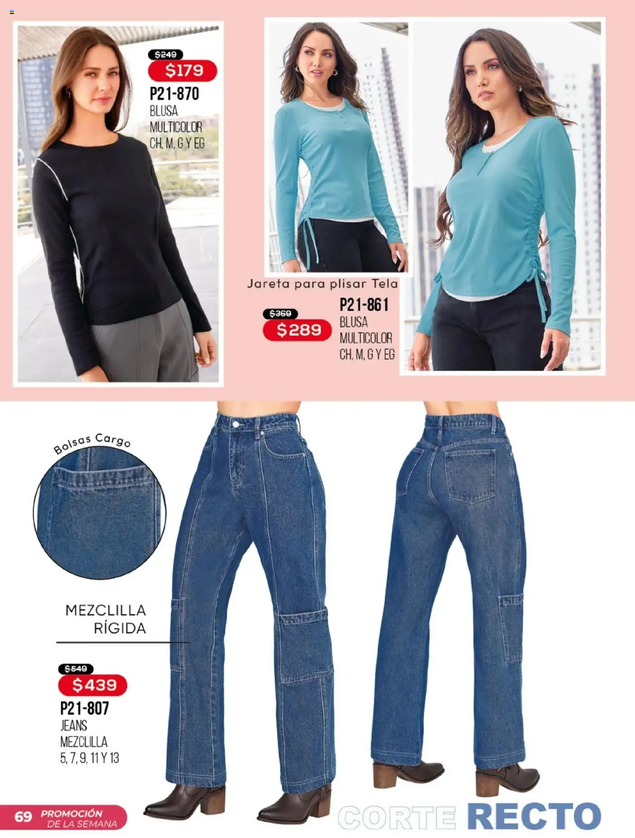Nuevas ofertas de Cklass válidas en toda la República Mexicana desde el 15.09.2025. ¡Encuentra las mejores ofertas en Cklass - Catálogo Promo Semanal! | Página: 70 | Productos: Blusa