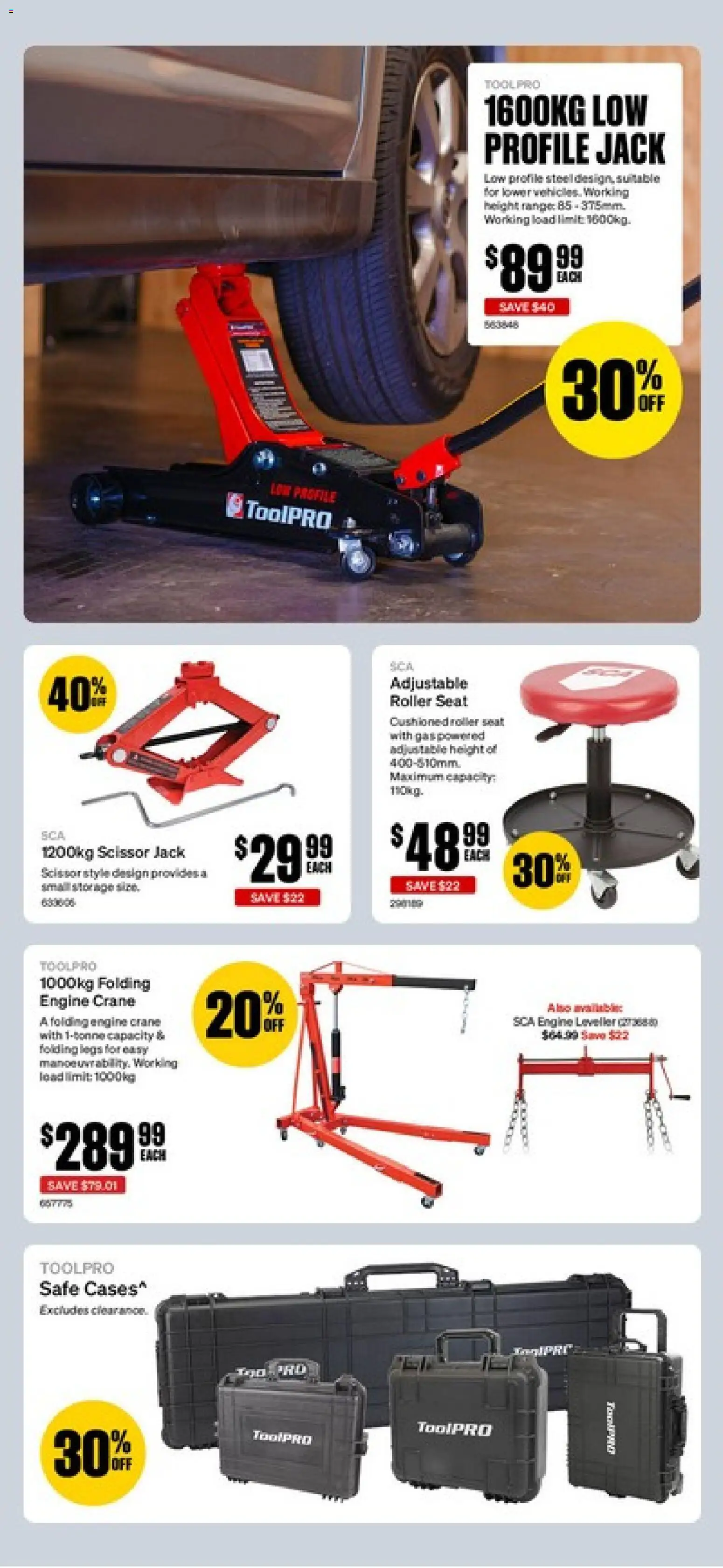 Supercheap Auto catalogue - valid from 19.03.2026 | Page: 18 | Products: Safe, Scissor
