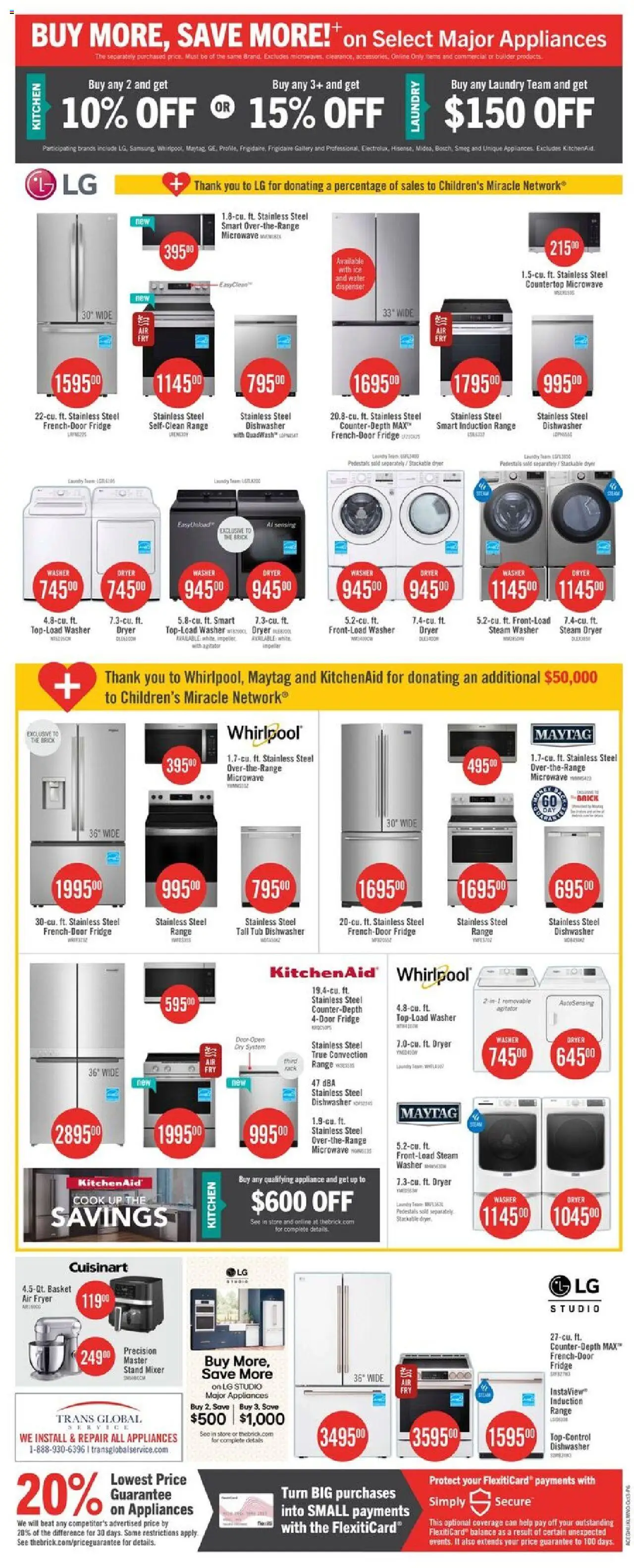 The Brick flyer valid from 30.09.2025 | Page: 14 | Products: Dishwasher, Mixer, Fryer, Basket