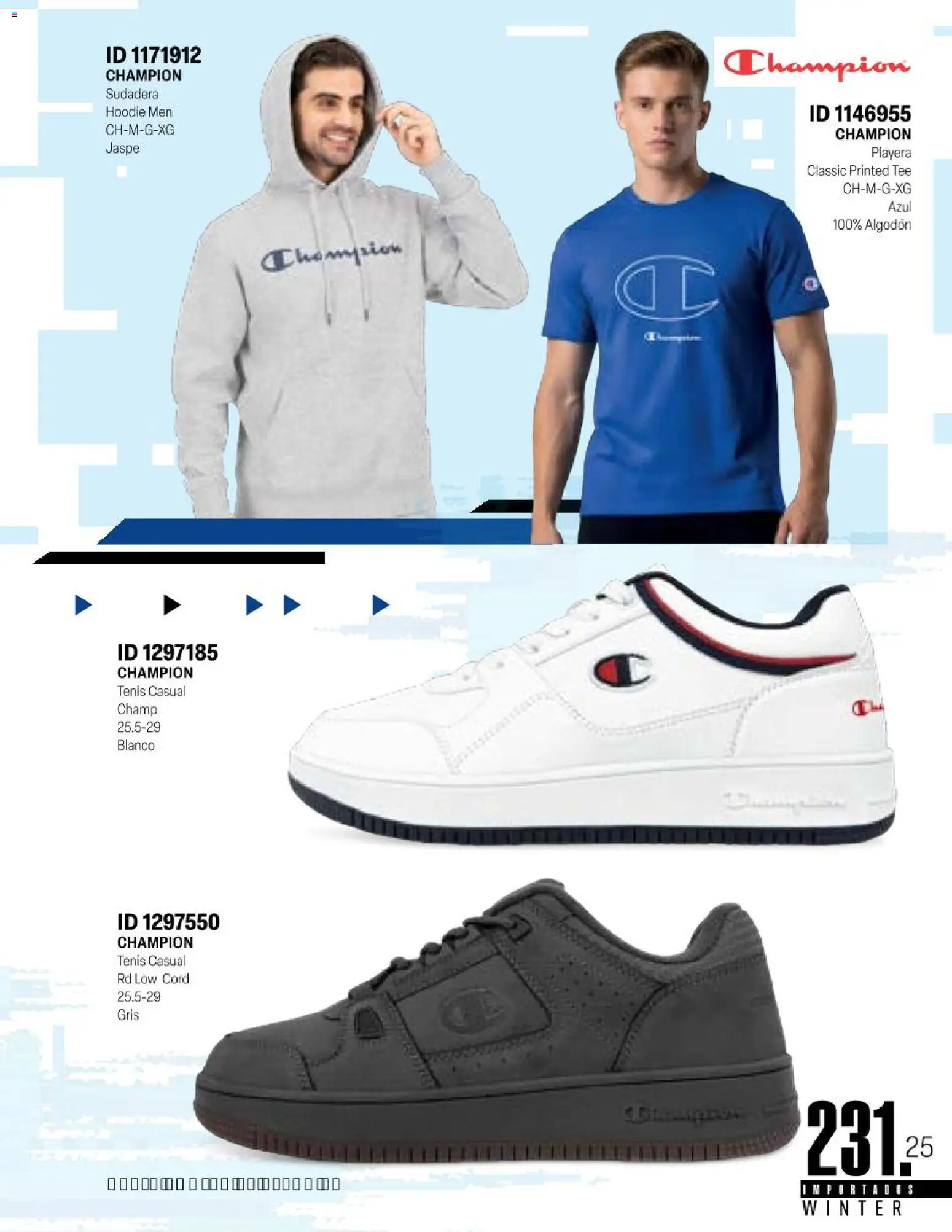 Nuevas ofertas de Price Shoes válidas en toda la República Mexicana desde el 11.11.2025. ¡Encuentra las mejores ofertas en Price Shoes catálogo Importados Winter 2025  ! | Página: 231 | Productos: Tenis, Algodón, Sudadera, Playera