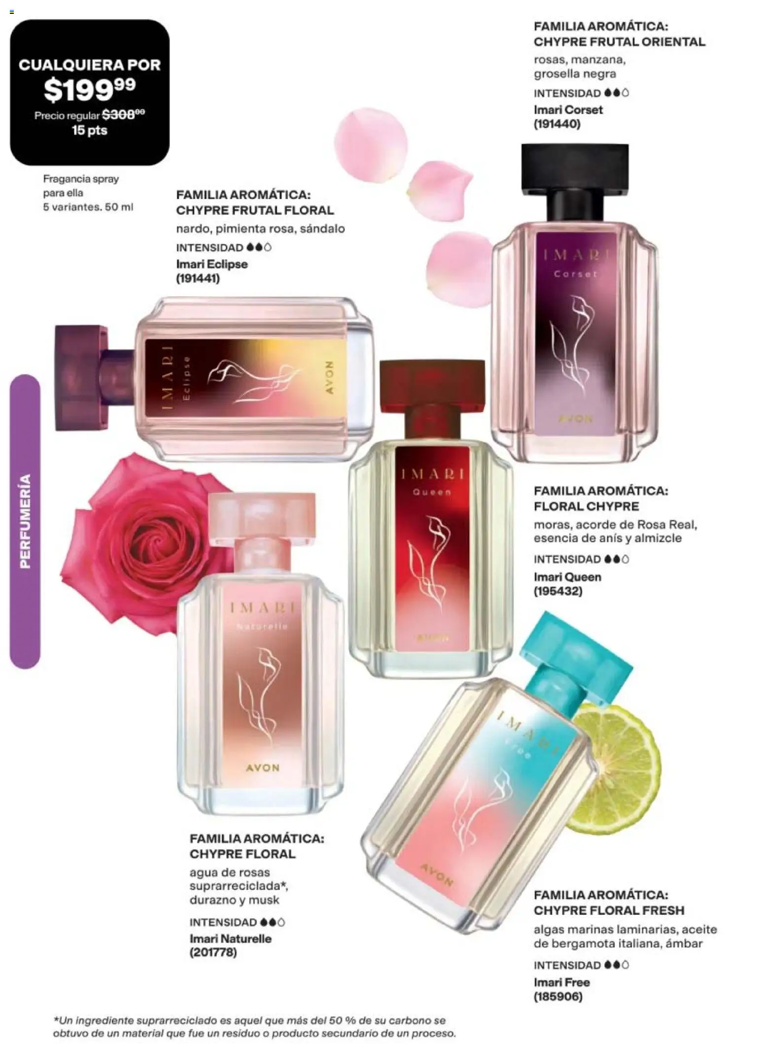 Nuevas ofertas de AVON válidas en toda la República Mexicana desde el 24.04.2026. ¡Encuentra las mejores ofertas en AVON campaña 7 2026! | Página: 76 | Productos: Pimienta, Agua, Aceite, Fragancia