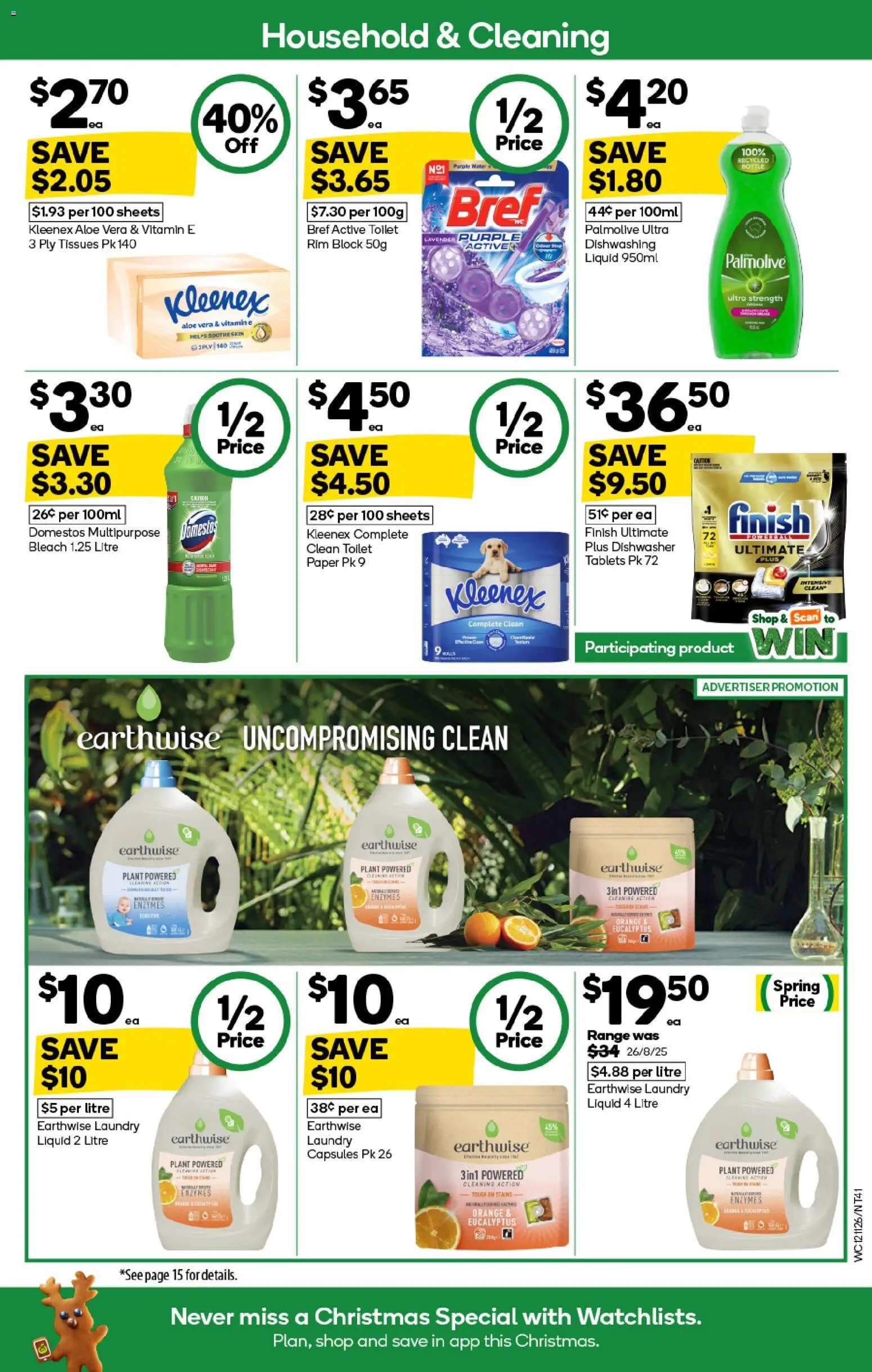 Woolworths catalogue - valid from 12.11.2025 | Page: 41 | Products: Toilet, Household, Laundry, Multipurpose