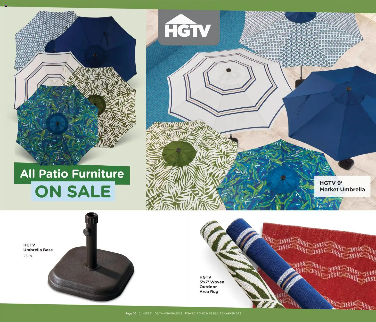 Fred Meyer Home & Apparel - valid from 04.03.2026 | Page: 10 | Products: Umbrella