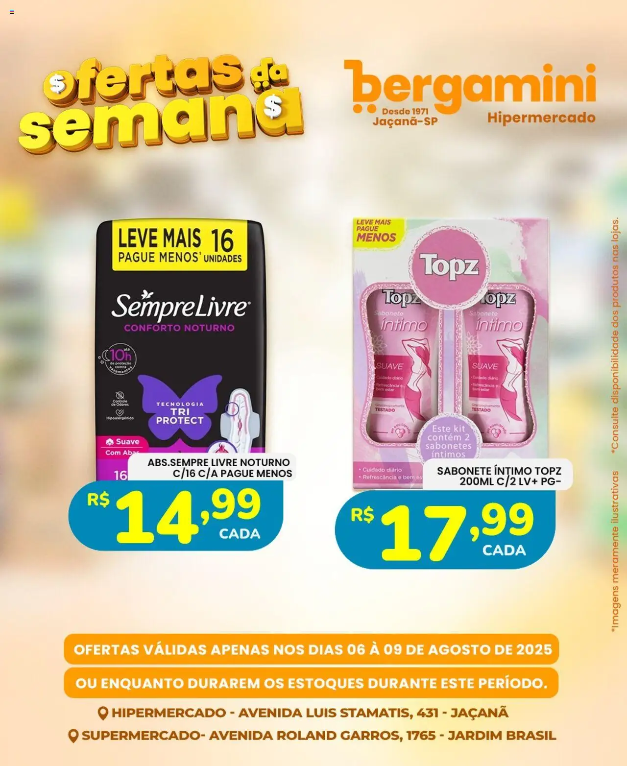 Supermercado Bergamini Folheto - válido de 06.08.2025 | Página: 20 | Produtos: Sabonete