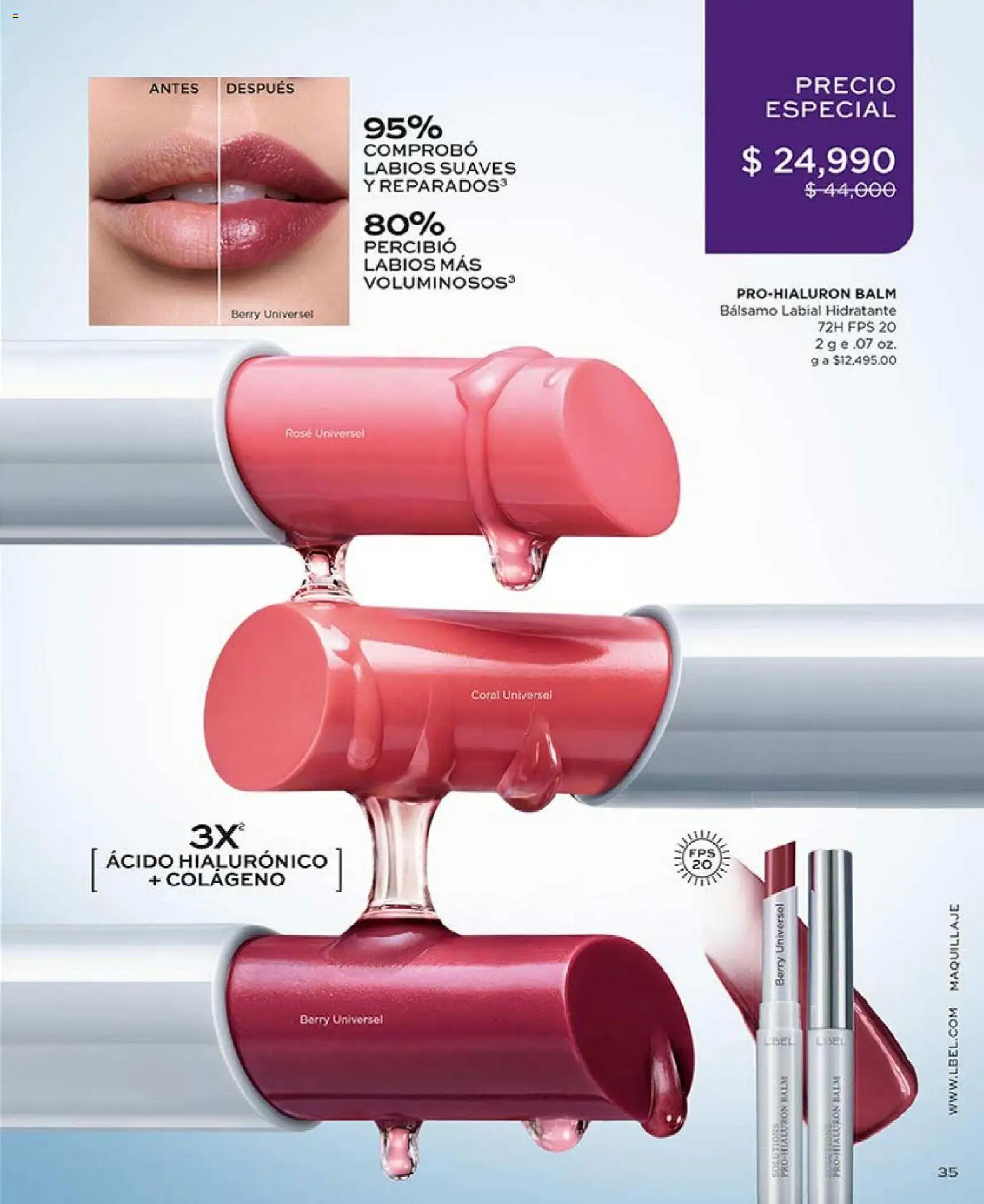 L'Bel revista - valida desde el 01.04.2026 | Página: 39 | Productos: Bálsamo, Maquillaje