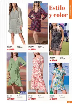 Vista previa de Andrea catálogo Outlet, nuevo folleto de la tienda, válido en México a partir del 05.04.2026 | Página: 203 | Productos: Ropa, Vestido
