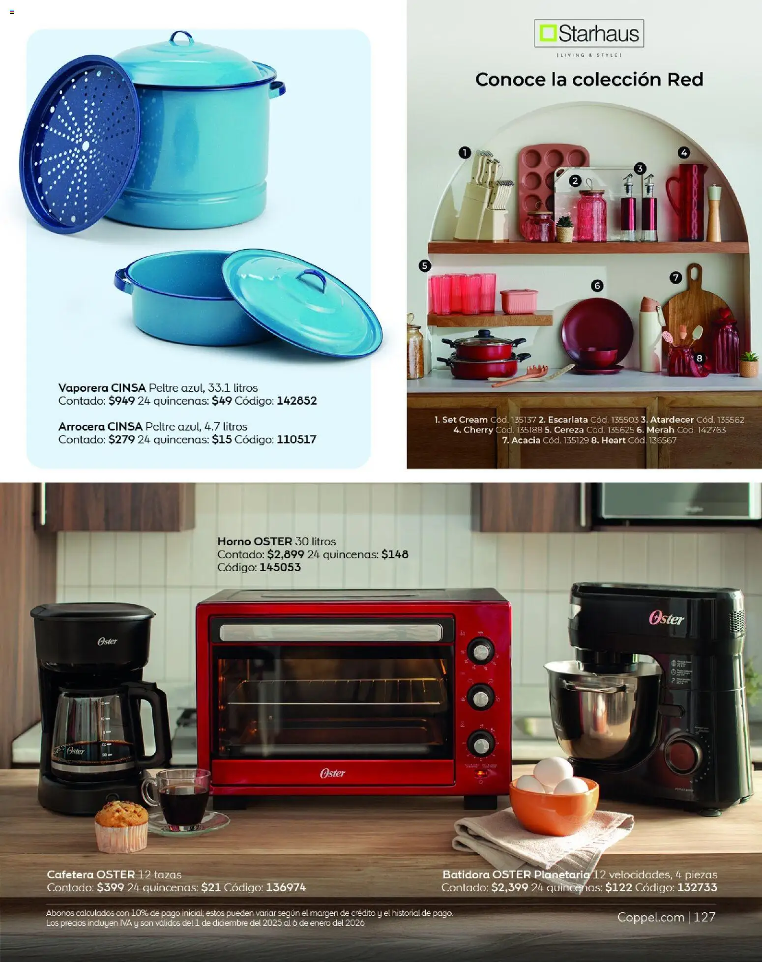 Nuevas ofertas de Coppel válidas en toda la República Mexicana desde el 01.12.2025. ¡Encuentra las mejores ofertas en Coppel catálogo Regalos A Lo Grande! | Página: 127