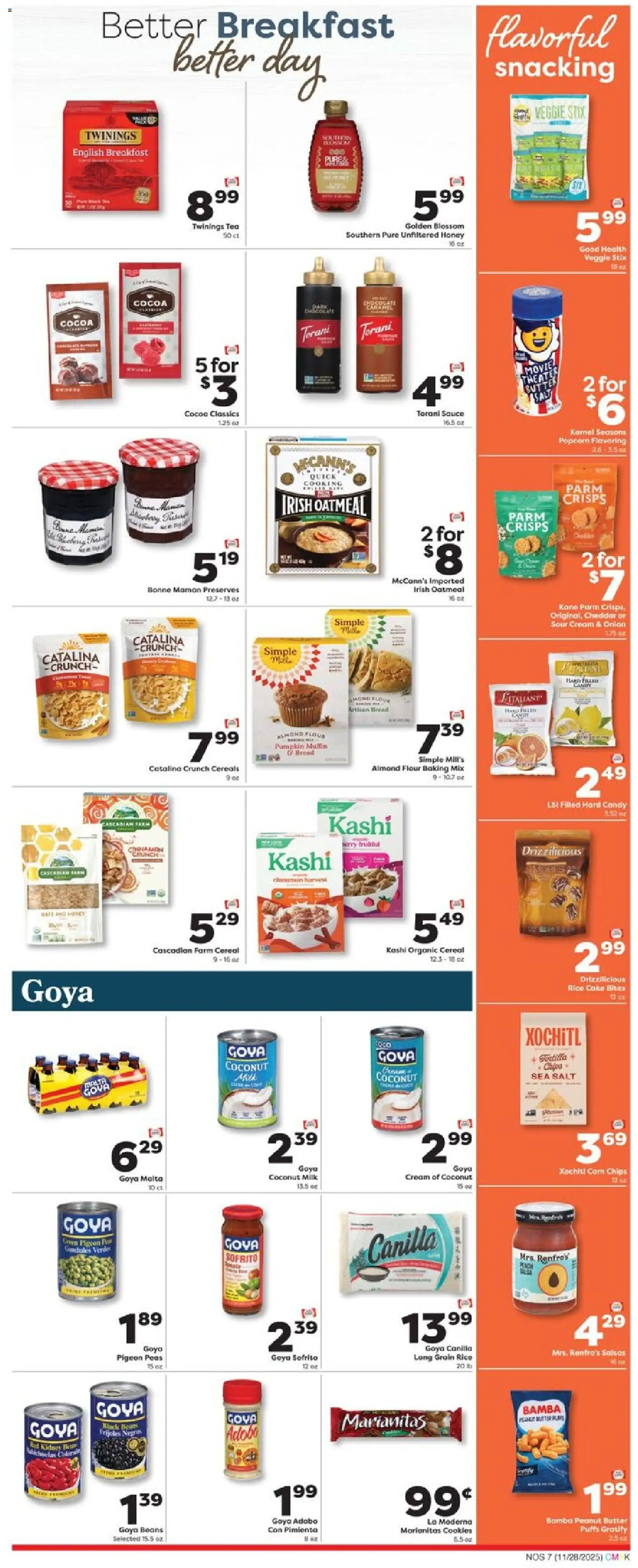 Weis Natural Living - valid from 28.11.2025 | Page: 7 | Products: Bread, Rice, Cereals, Chips