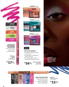 Avon - Campanha 04 - Pré-Visualização do folheto da loja Avon, válido de 18.02.2026 | Página: 78 | Produtos: Delineador, Lápis, Bolsa