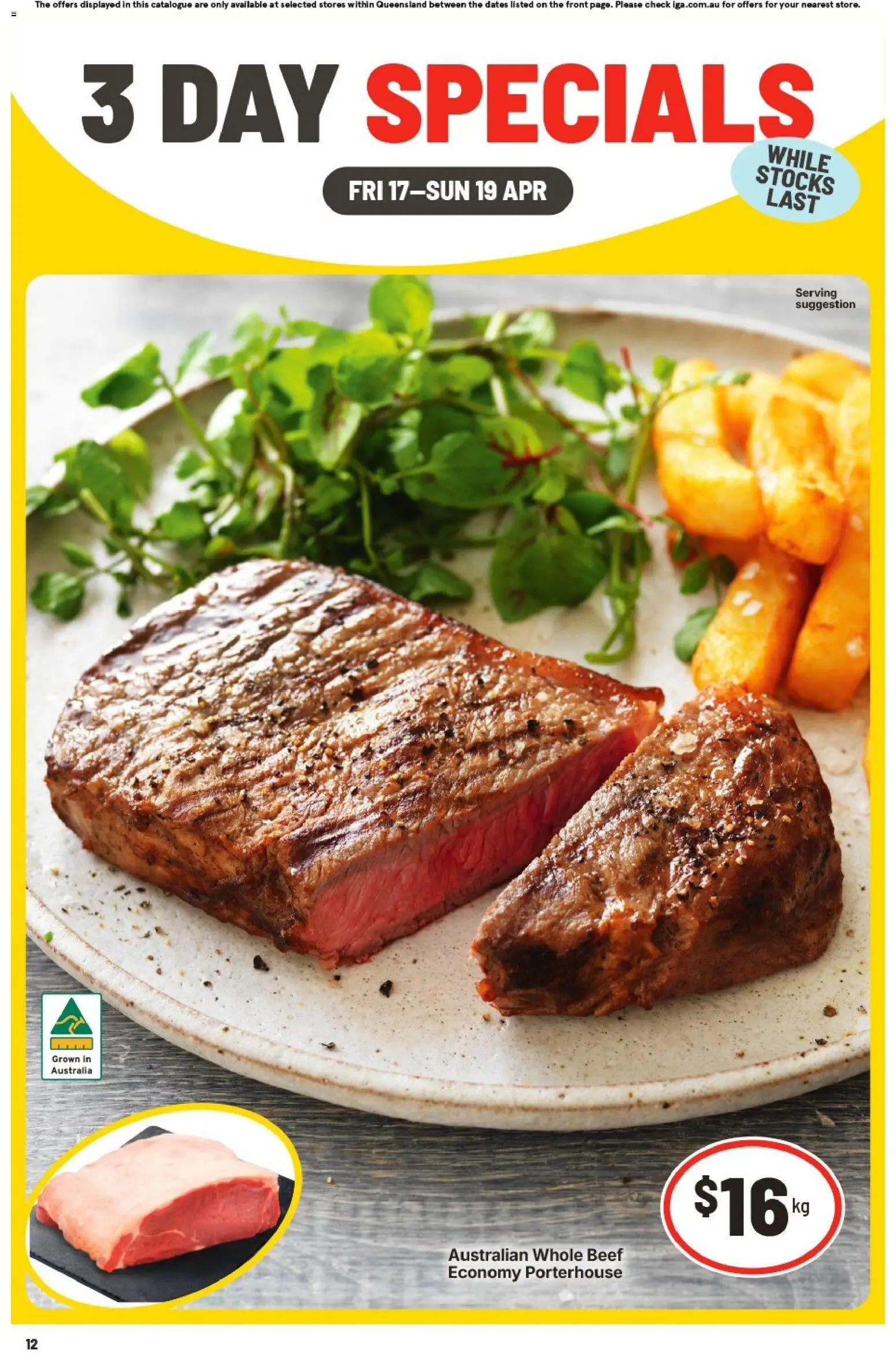 IGA catalogue - valid from 17.04.2026 | Page: 1 | Products: Beef