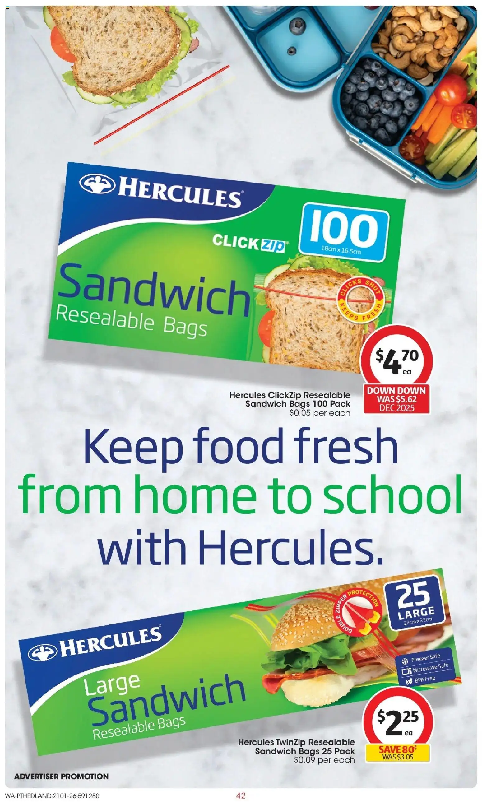 Coles catalogue - valid from 21.01.2026 | Page: 42 | Products: Freezer, Safe, Microwave