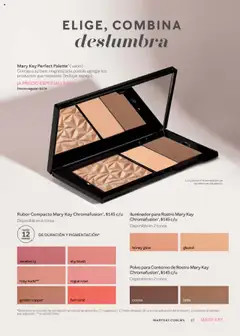 Nuevas ofertas de Mary Kay válidas en toda la República Mexicana desde el 01.09.2025. ¡Encuentra las mejores ofertas en Rubor Compacto Mary Kay Chromafusion, Available in 6 tones.! | Página: 27