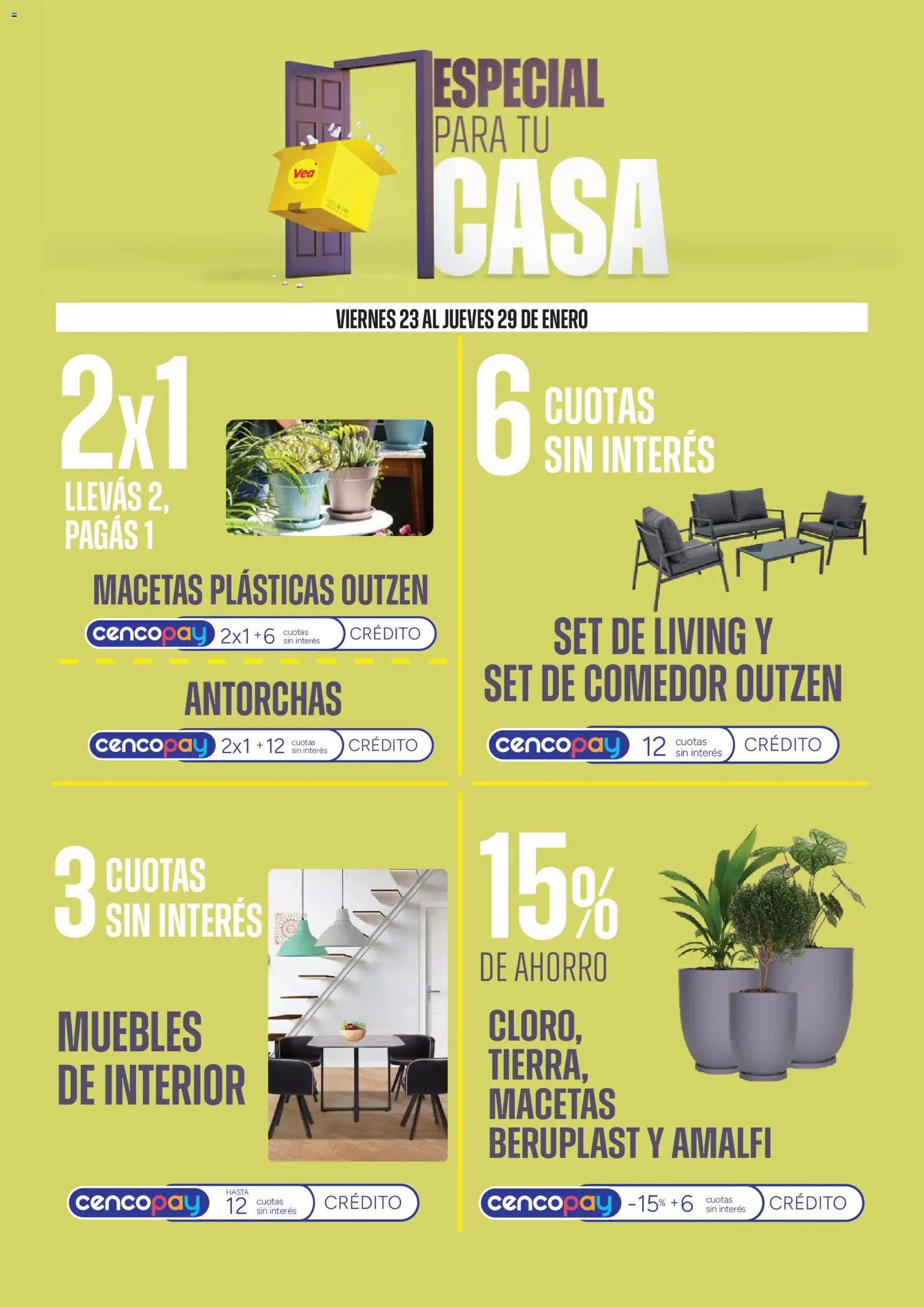 Vea - Ofertas especial para tu casa │ válido desde el 23.01.2026 | Página: 6