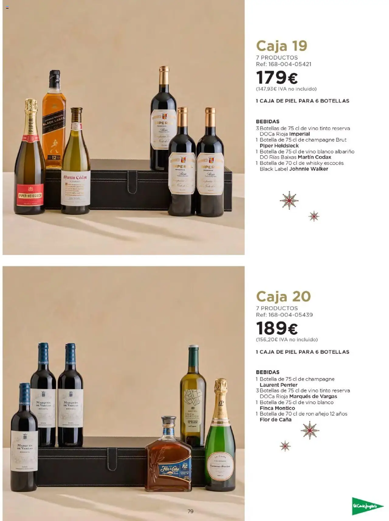 Nuevas ofertas de El Corte Inglés válidas en toda la República Mexicana desde el 03.10.2025. ¡Encuentra las mejores ofertas en El Corte Inglés - Catálogo Cestas Navidad 2025! | Página: 79 | Productos: Botella, Vino, Caja, Whisky