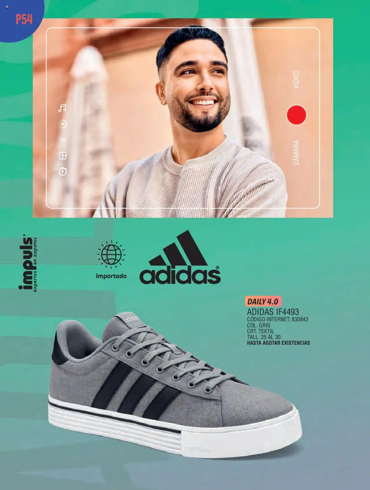 Nuevas ofertas de Impuls válidas en toda la República Mexicana desde el 03.04.2025. ¡Encuentra las mejores ofertas en Impuls catálogo Urbansport! | Página: 56 | Productos: Zapatos, Cámara, Video