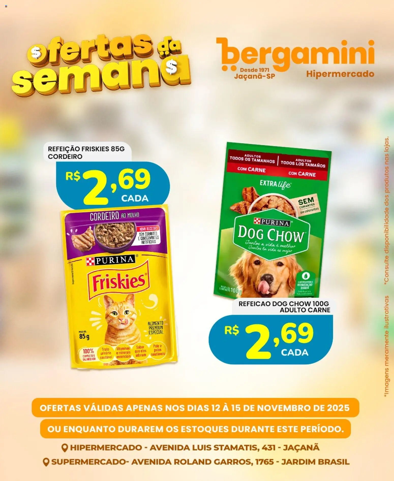Supermercado Bergamini Folheto - válido de 12.11.2025 | Página: 20 | Produtos: Cordeiro, Carne