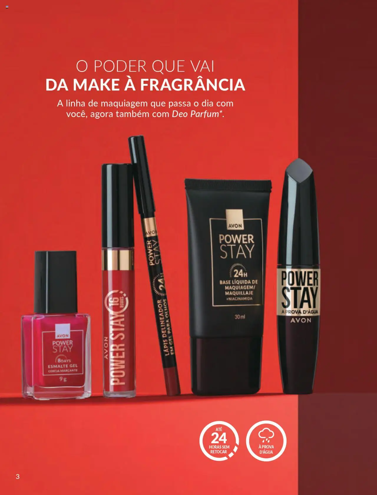 Avon Folheto - válido de 07.10.2025 | Página: 3 | Produtos: Fragrância, Maquiagem, Delineador, Lápis