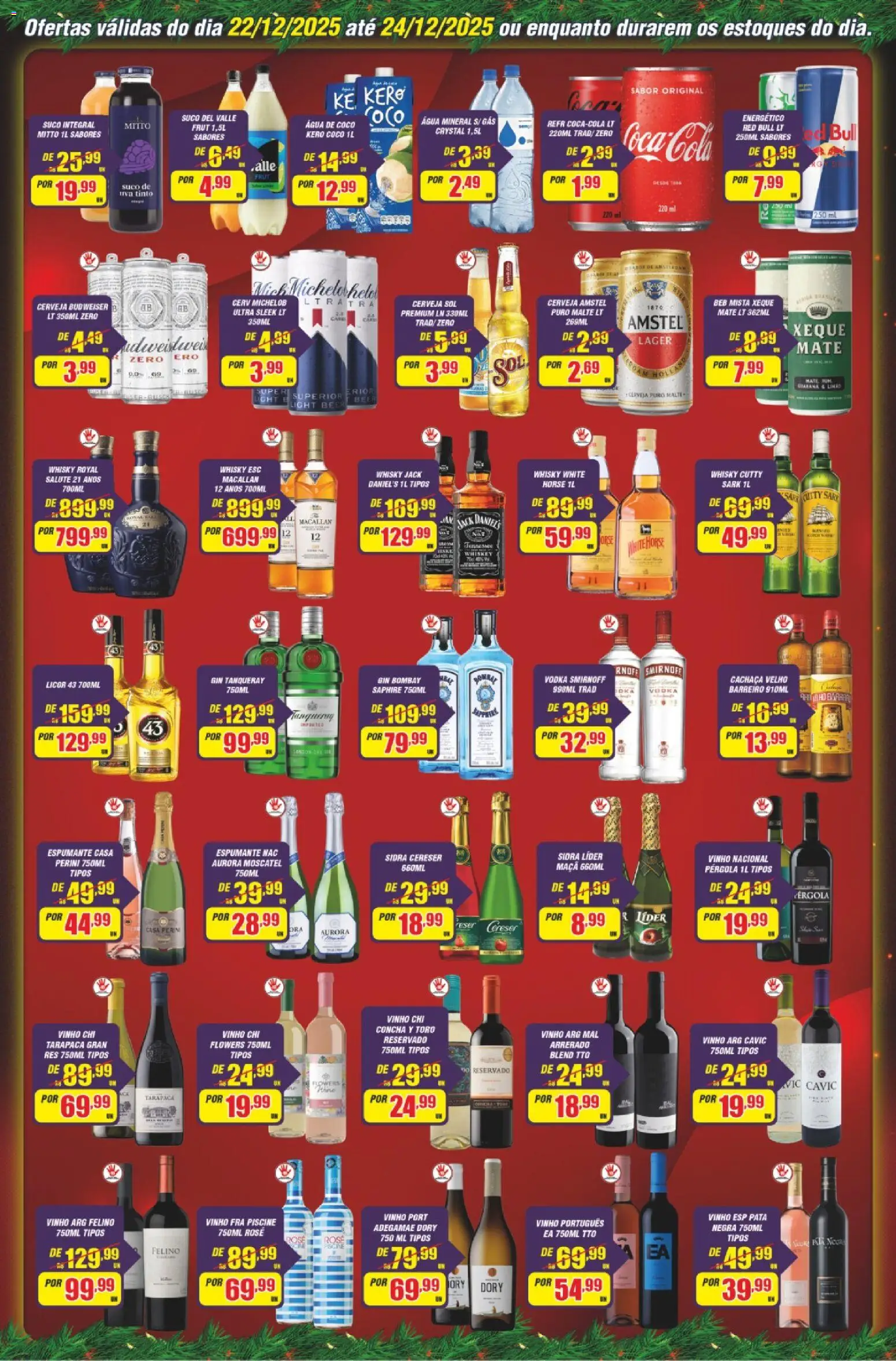 Violeta Supermercados Folheto - válido de 22.12.2025 | Página: 3 | Produtos: Coco, Vinho, Gin, Vodka