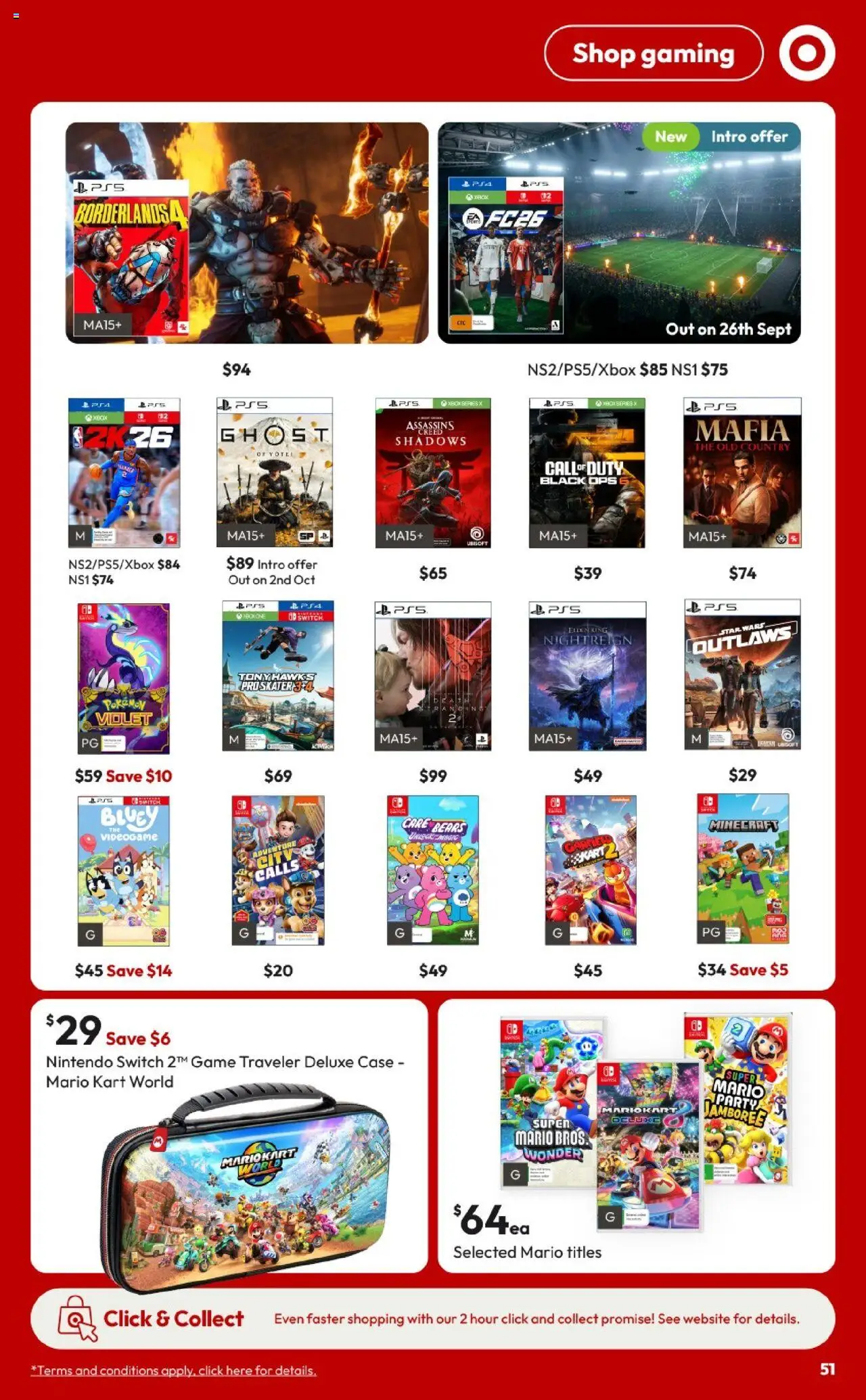 Target catalogue - valid from 18.09.2025 | Page: 51 | Products: Xbox, Game, Case