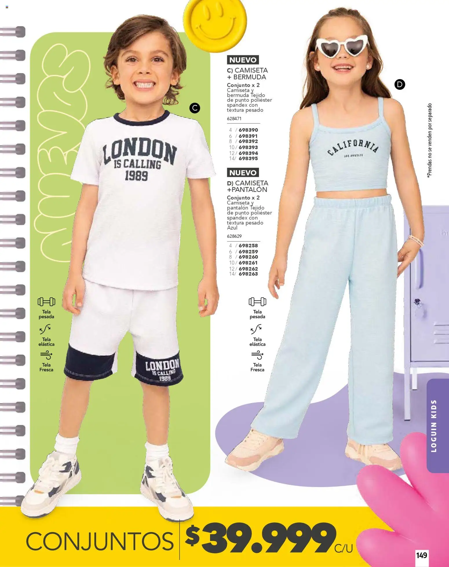 Carmel revista - valida desde el 01.02.2026 | Página: 149 | Productos: Bermuda, Camiseta, Conjunto