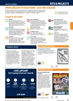 Jaycar catalogue - valid from 09.07.2025 | Page: 177 | Products: Kits, Batteries, Controller, Notebook