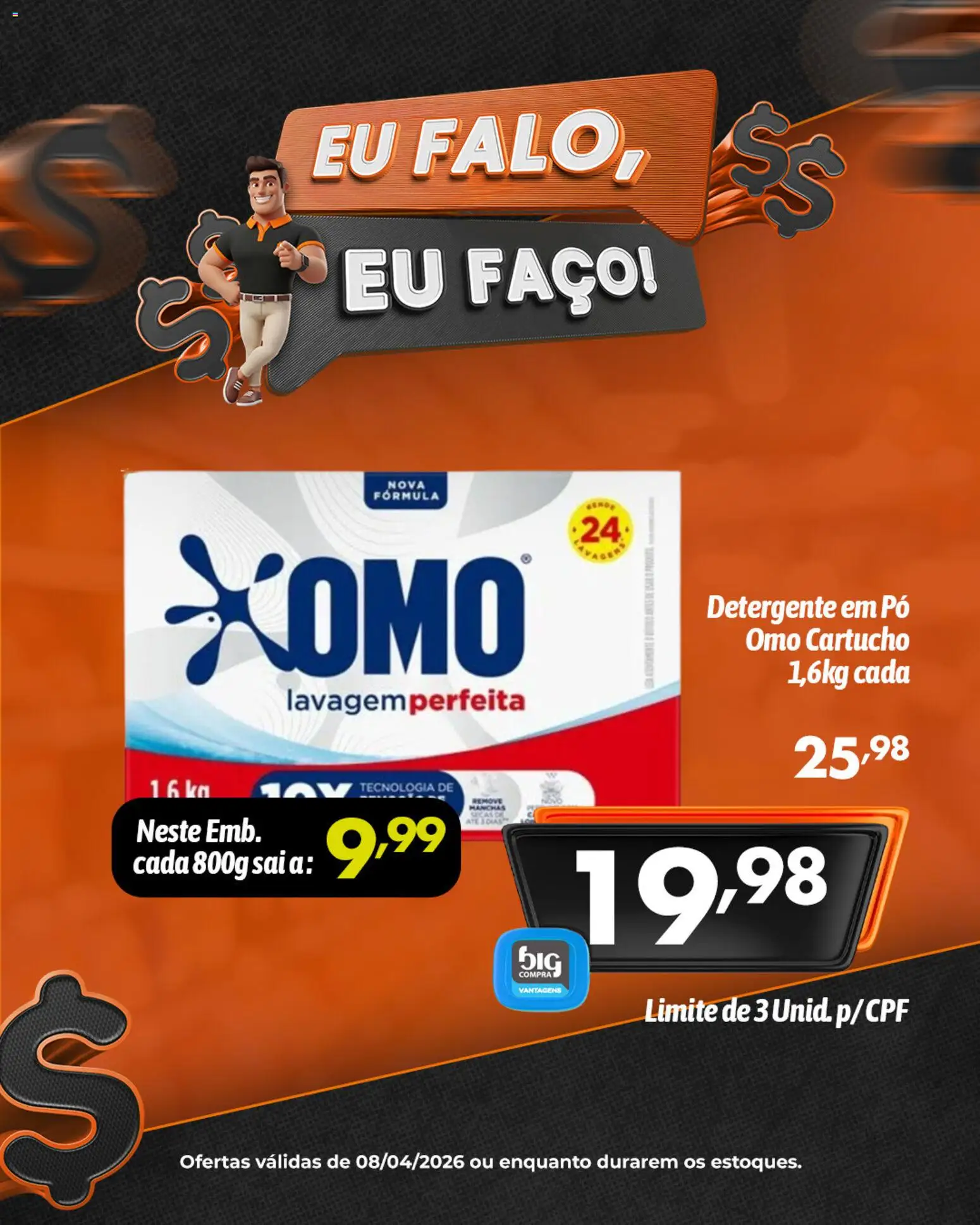 Big Compra Folheto - válido de 08.04.2026 | Página: 3 | Produtos: Pó, Cartucho, Detergente