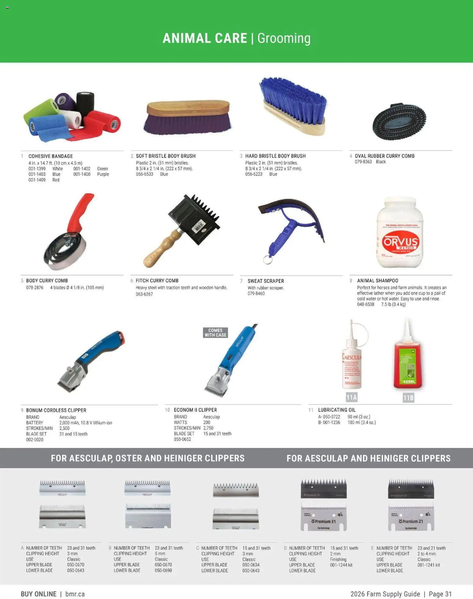 BMR flyer valid from 09.01.2026 | Page: 31 | Products: Case, Brush, Shampoo, Oil