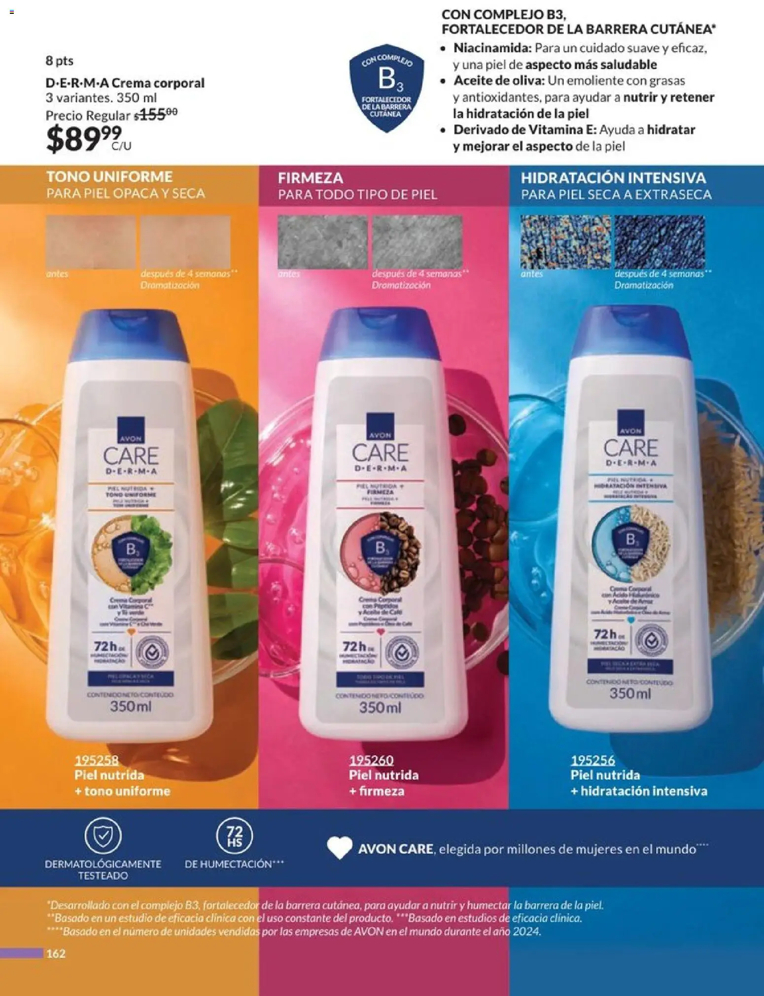 Nuevas ofertas de AVON válidas en toda la República Mexicana desde el 20.12.2025. ¡Encuentra las mejores ofertas en AVON campaña 1 2026! | Página: 170 | Productos: Crema, Aceite de oliva, Aceite, Crema corporal