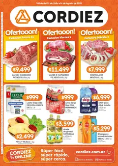 Vista previa Cordiez ofertas válido desde el 31.07.2025
