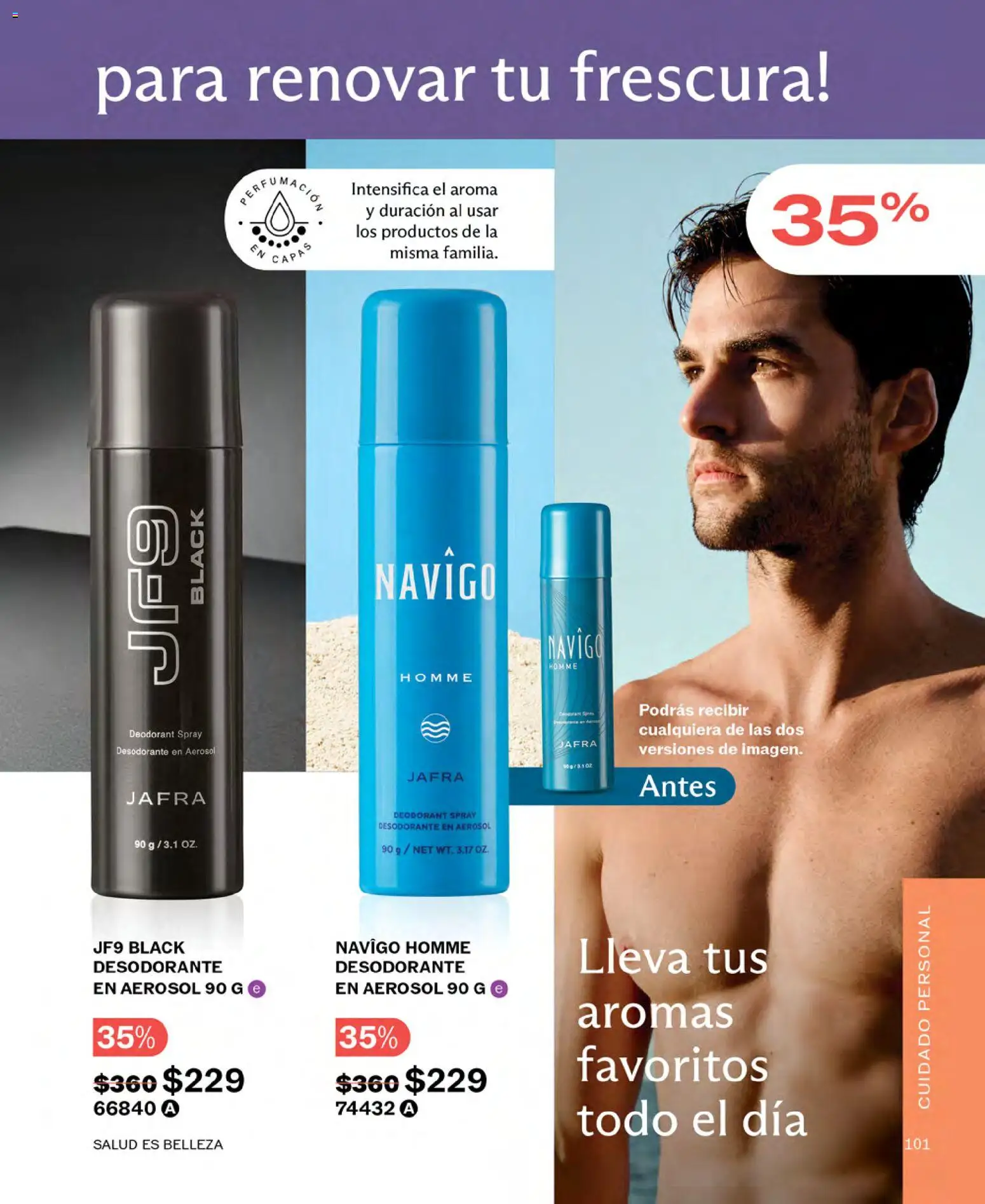 Nuevas ofertas de JAFRA válidas en toda la República Mexicana desde el 01.03.2026. ¡Encuentra las mejores ofertas en JAFRA catálogo! | Página: 101