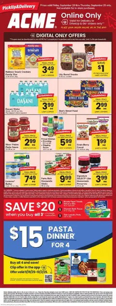 Preview of Acme weekly ads valid from 19.09.2025