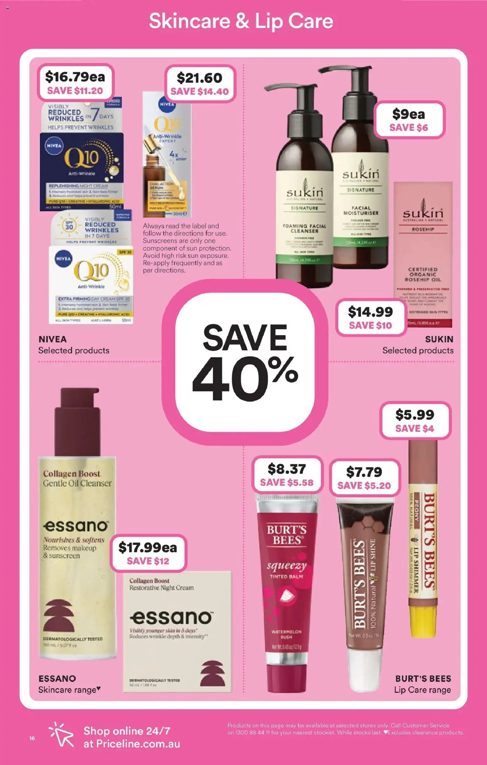Priceline Pharmacy catalogue - valid from 22.01.2026 | Page: 16 | Products: Cream, Watermelon, Collagen, Night cream