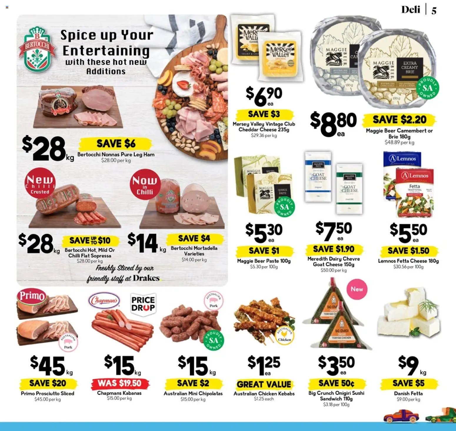Drakes catalogue - valid from 29.10.2025 | Page: 5 | Products: Cheese, Beer, Pork, Chilli
