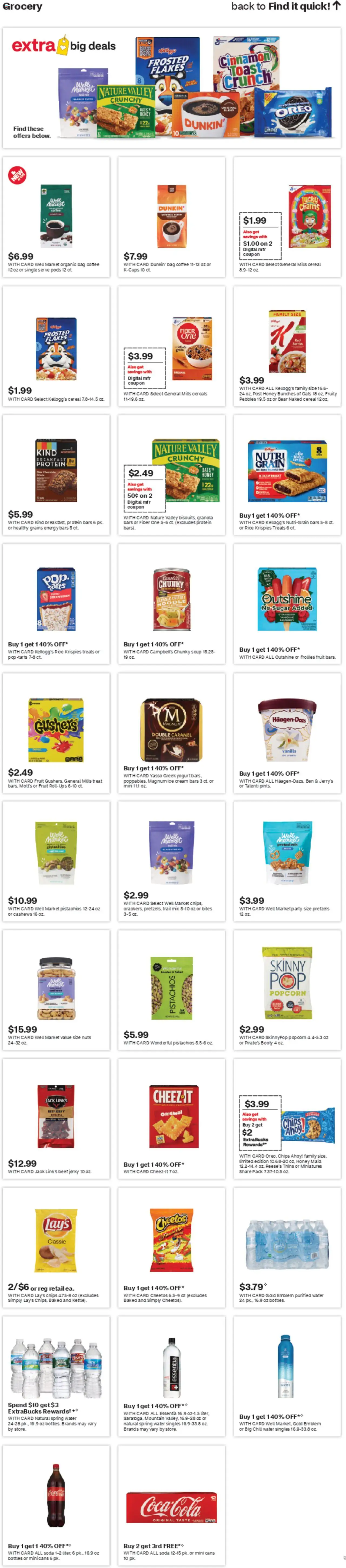 CVS Pharmacy Weekly Ad - WA - valid from 12.10.2025 | Page: 18 | Products: Rice, Chips, Nuts, Ice cream
