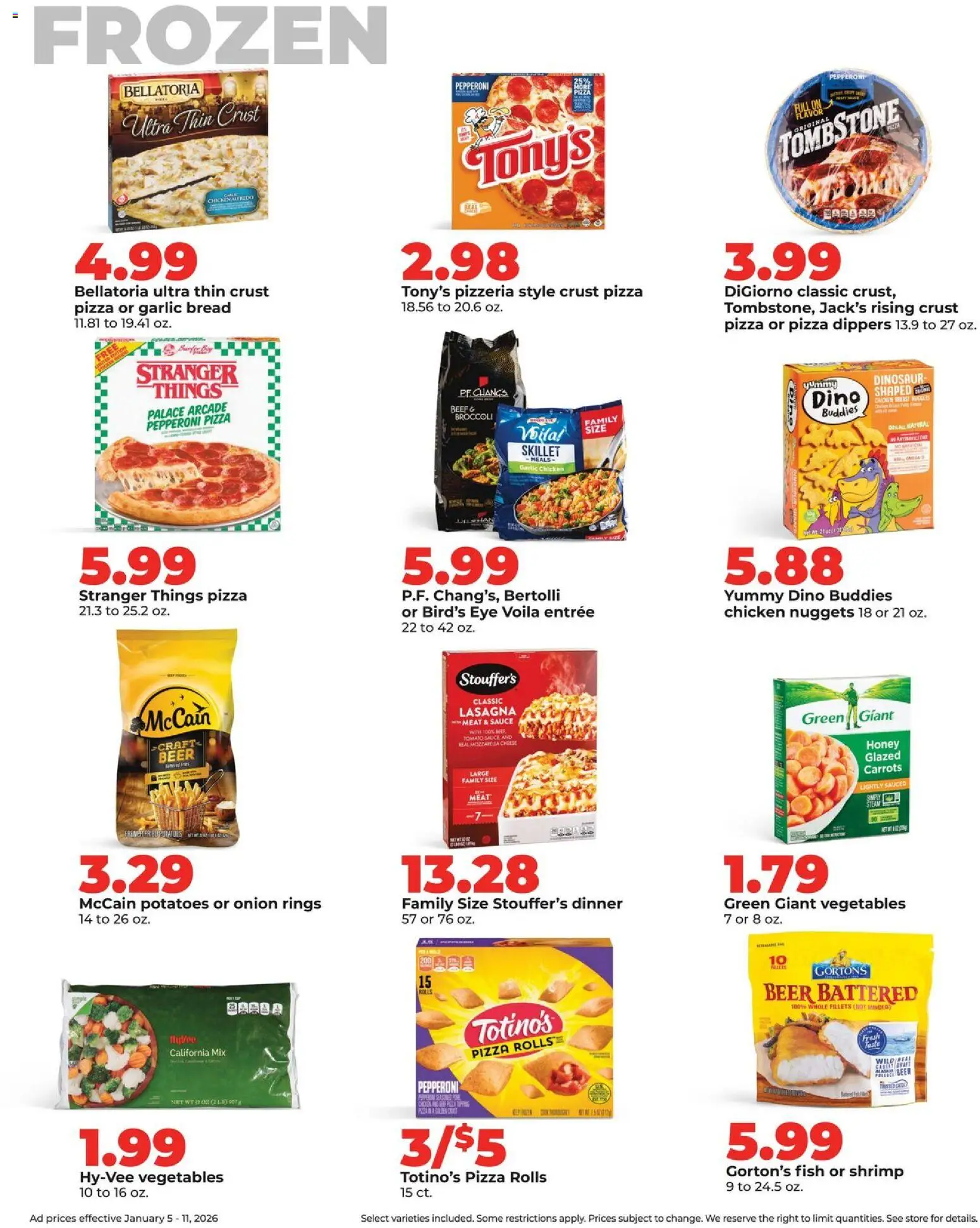 HyVee Weekly Ad - valid from 05.01.2026 | Page: 31 | Products: Broccoli, Cheese, Bread, Fish