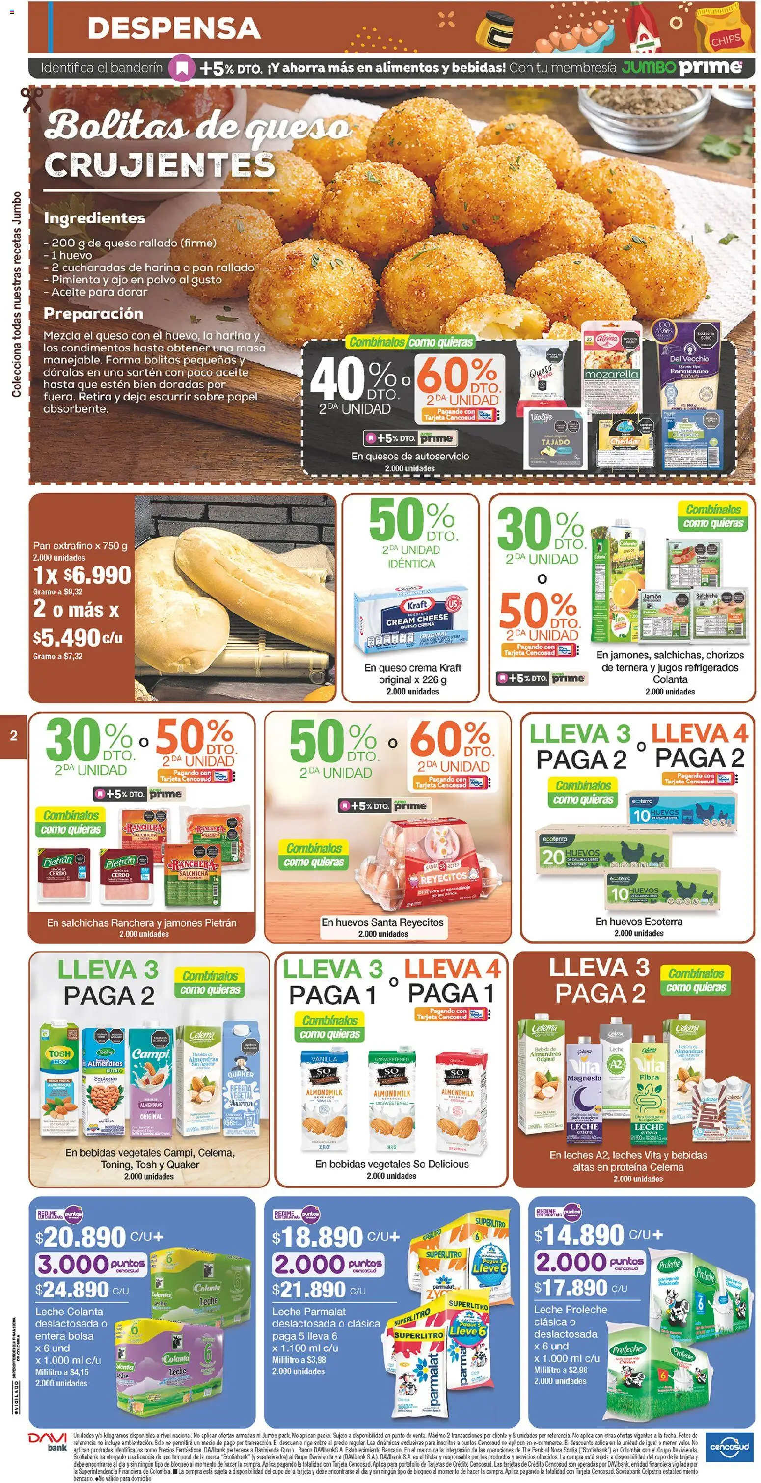Jumbo revista - valida desde el 30.01.2026 | Página: 2 | Productos: Ajo, Cloro, Polvo, Queso
