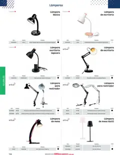 Vista previa de Office Depot catálogo 2026, nuevo folleto de la tienda, válido en México a partir del 12.01.2026 | Página: 158 | Productos: Escritorio, Mesa, Lámpara, Foco