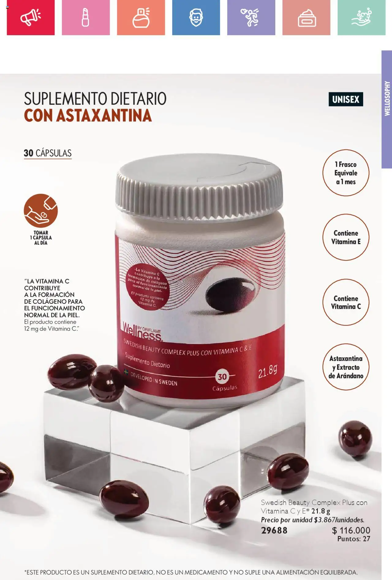 Oriflame revista - valida desde el 02.08.2025 | Página: 35 | Productos: Frasco, Suplemento dietario